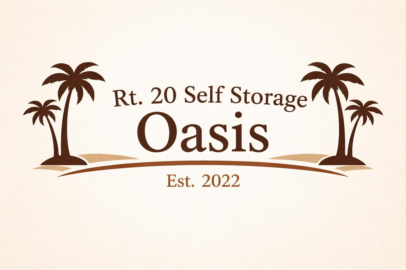 Route 20 Self Storage Oasis logo Route 20 Self Storage Oasis logo